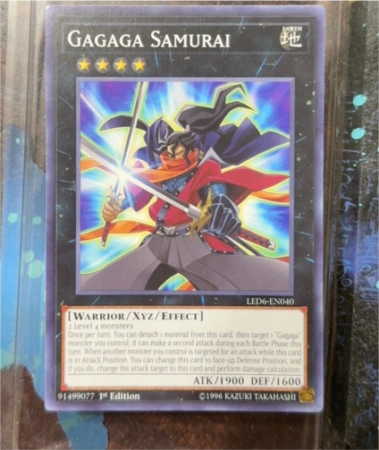 2020 Yu-Gi-Oh! Legendary Duelists Magical Hero LED6-EN040 Gagaga Samurai — front