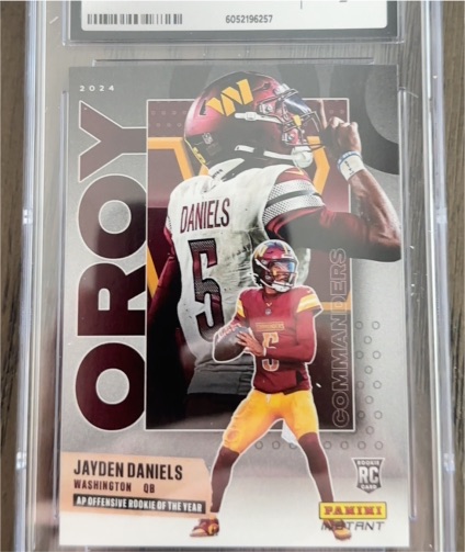 2024 Panini Instant Award Winners #AW-OROY Jayden Daniels — front