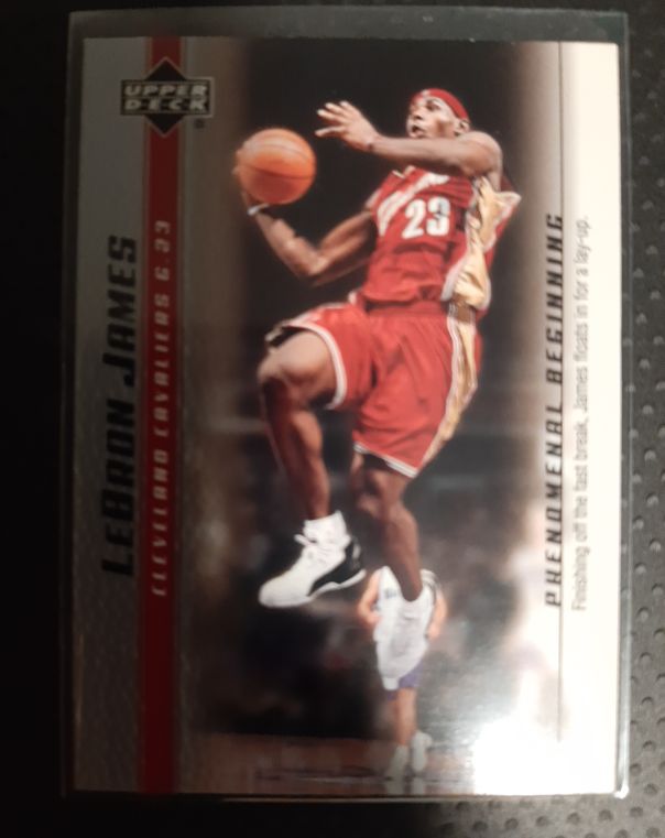 2003-04 Upper Deck Phenomenal Beginning #7 LeBron James — front