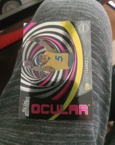 2021 Wild Card Alumination Ocular OC-6 Trey Lance Rookie Card — front