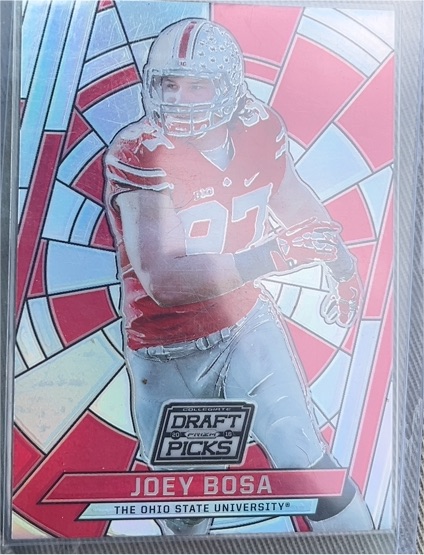 2016 Panini Prizm Draft Picks Stained Glass Joey Bosa — front