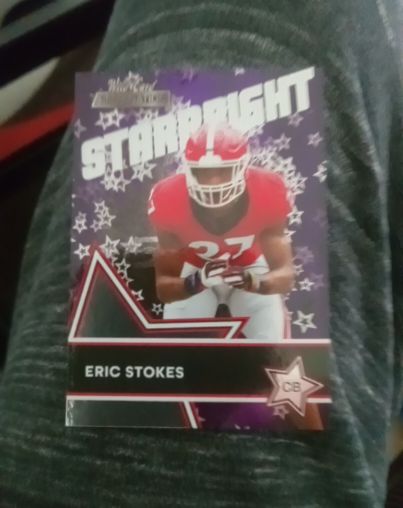 2021 Wild Card Alumination #SB-27 Eric Stokes Starbright — front