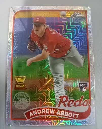 2024 Topps Chrome #T89C-8 Andrew Abbott — front