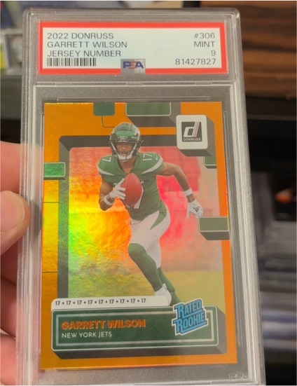 2022 Donruss #306 Garrett Wilson — front