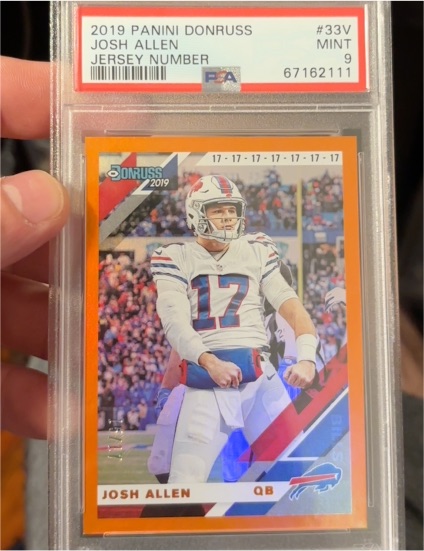 2019 Panini Donruss #33 Josh Allen — front