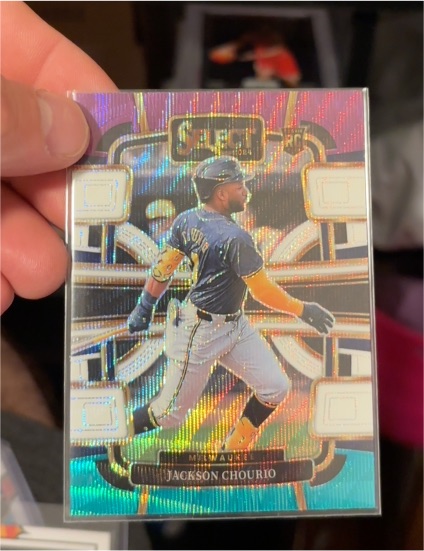 2024 Panini Select #6 Jackson Chourio RC Concourse Tri-Color Prizm — front