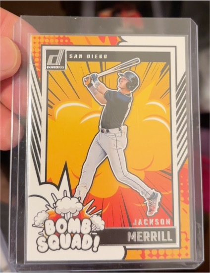 2024 Donruss Bomb Squad #4 Jackson Merrill — front
