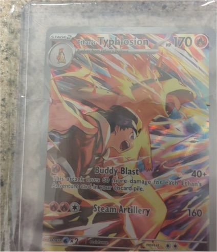 2025 Pokemon Destined Rivals #190 Ethan's Typhlosion — front