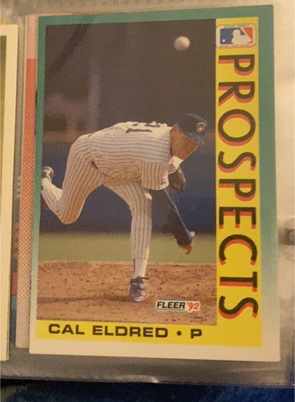 1992 Fleer #679 Cal Eldred — front