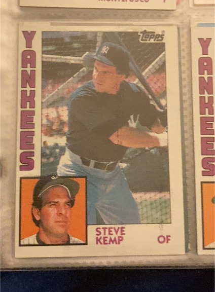 1984 Topps #440 Steve Kemp — front