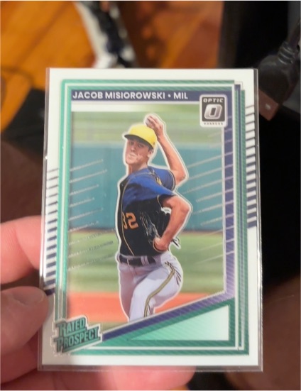 2025 Donruss Optic #128 Jacob Misiorowski — front