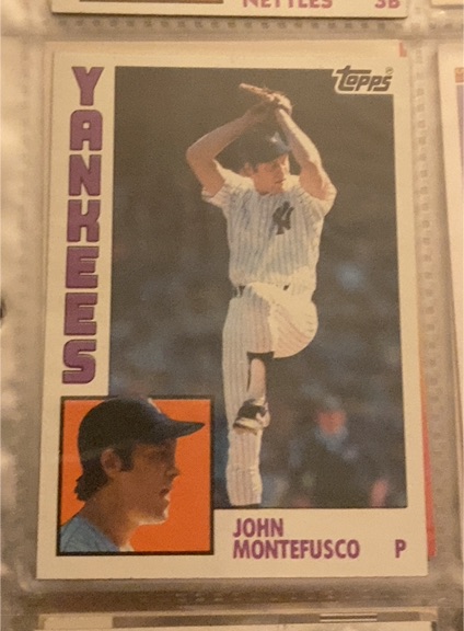 1984 Topps #761 John Montefusco — front