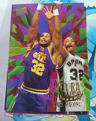 1995-96 Fleer Ultra Ultra Power #5 Karl Malone — front