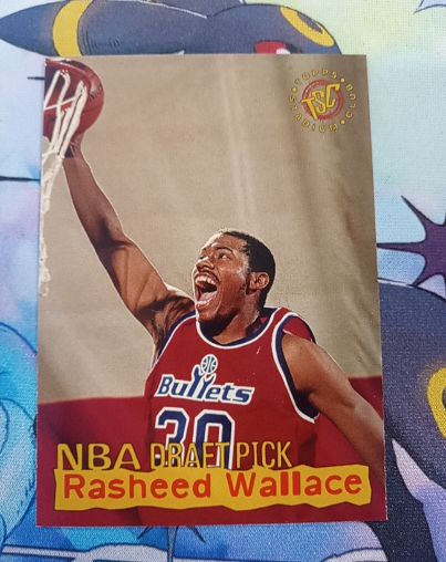 1995-96 Topps Stadium Club Draft Picks #4 Rasheed Wallace — front