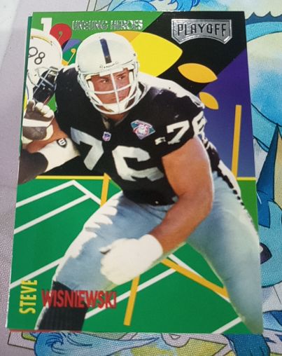 1995 Playoff Absolute Unsung Heroes #14 Steve Wisniewski — front