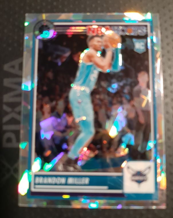 2023-24 Panini NBA Hoops Premium Stock #245 Brandon Miller — front