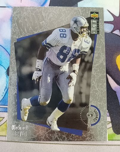 1996 Upper Deck Collector's Choice MVP #M11 Michael Irvin — front