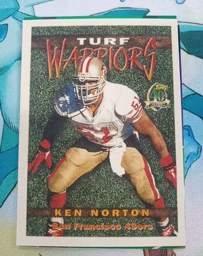 1996 Topps Turf Warriors #TW5 Ken Norton — front