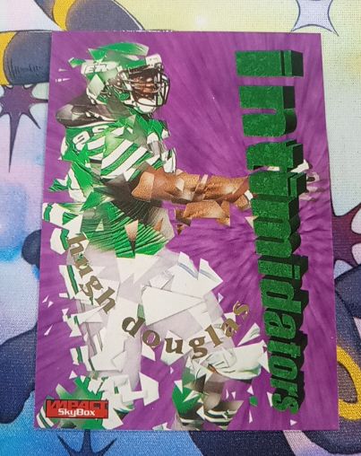 1996 SkyBox Impact Intimidators #2 Hugh Douglas — front