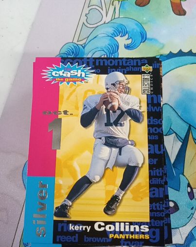 1995 Upper Deck Collector's Choice You Crash the Game Silver #C3 Kerry Collins — front