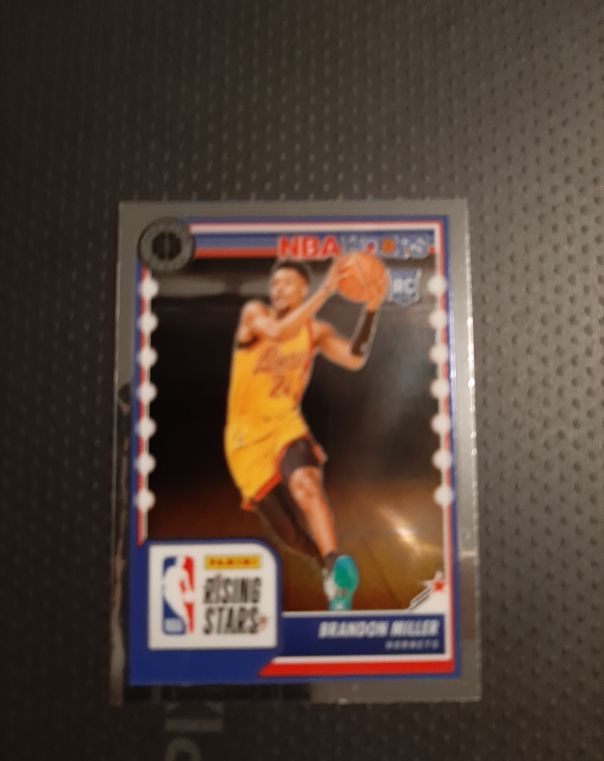 2023-24 Panini NBA Hoops Premium Stock #298 Brandon Miller — front
