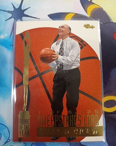 1994 Classic #20 Dick Vitale Rookie of the Year Sweepstakes Card — front