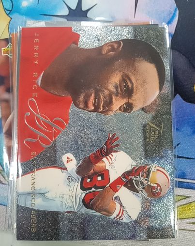 1995 Fleer Flair Preview #27 Jerry Rice — front