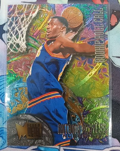 1995-96 Fleer Metal #R-2 Antonio McDyess Rookie Roll Call Denver Nuggets — front