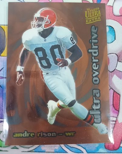1995 Fleer Ultra Extra Ultra Overdrive Andre Rison — front