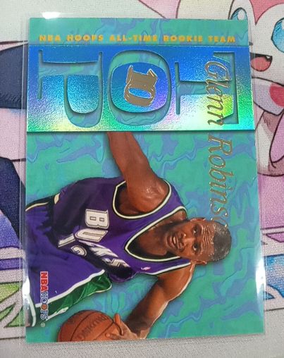 1995-96 NBA Hoops Top 10 #AR9 Glenn Robinson — front