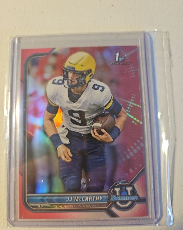 2021-22 Bowman University #39 JJ McCarthy — front