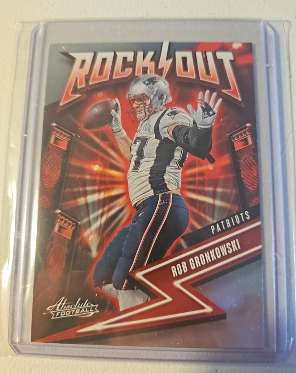 2023 Panini Absolute Rock Out #6 Rob Gronkowski — front
