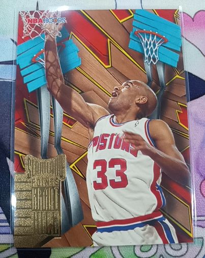 1995-96 NBA Hoops Slamland #SL14 Grant Hill — front
