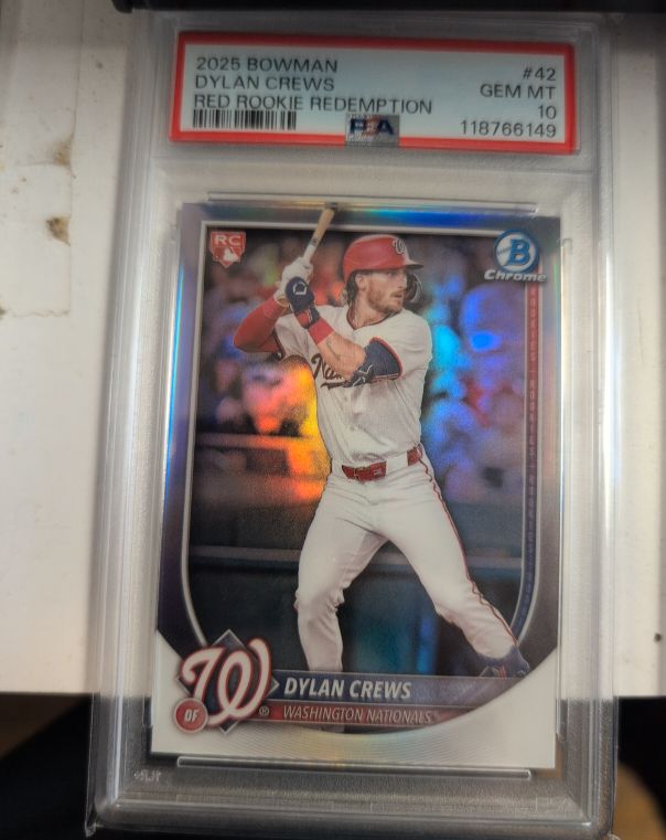 2025 Bowman Chrome #42 Dylan Crews — front
