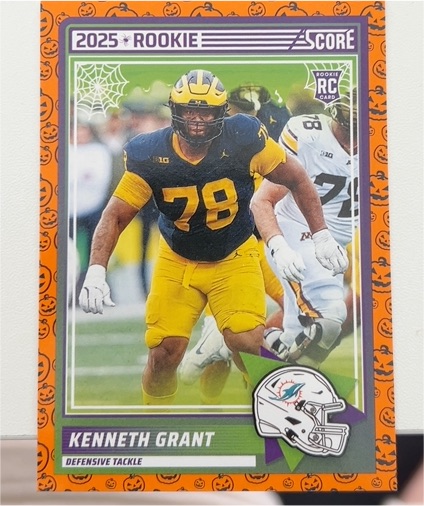 2025 Panini Score A Treat #33 Kenneth Grant — front