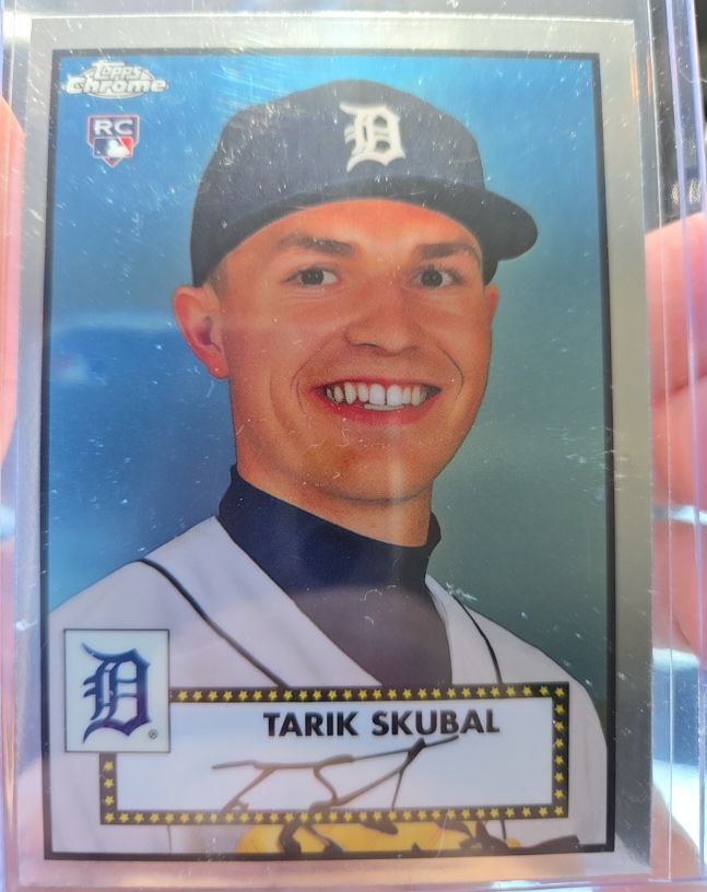 2021 Topps Chrome Platinum Anniversary #39 Tarik Skubal — front