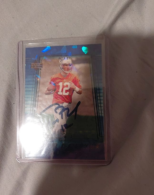 1995 Collector's Edge Tom Brady Rookie #10 — front