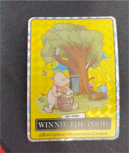 2024 Saturday Morning Cards SMC Winnie The Pooh #1 Silver — front