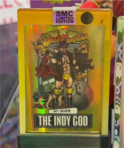 2023 Saturday Morning Cards Matt Cardona The Indy God — front