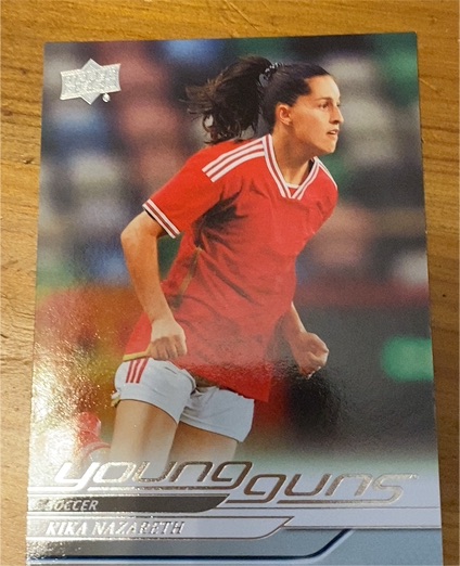 2025 Upper Deck Goodwin Champions #YG-7 Kika Nazareth Young Guns Rookie — front