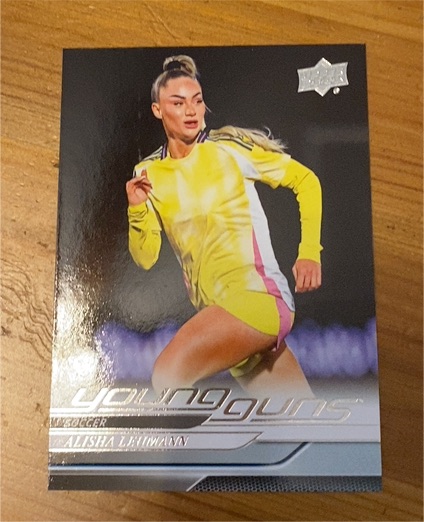 2025 Upper Deck Goodwin Champions Young Guns #YG-30 Alisha Lehmann — front