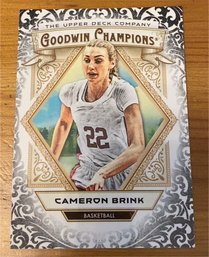 2025 Upper Deck Goodwin Champions #22 Cameron Brink — front