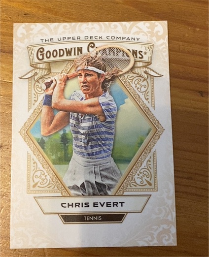 2025 Upper Deck Goodwin Champions #4 Chris Evert — front