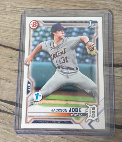 2021 Bowman Draft #BD-69 Jackson Jobe — front
