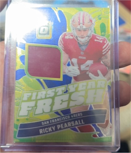 2024 Panini Donruss Optic First Year Fresh #FYF-RPL Ricky Pearsall — front