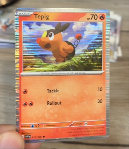 2025 Pokémon 011 Tepig — front