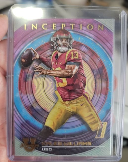 2022 Bowman University Inception #45 Caleb Williams — front