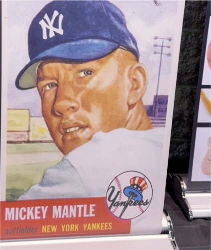 1953 Topps #82 Mickey Mantle — front