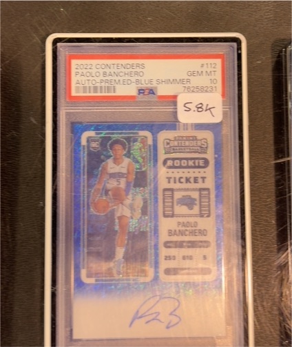 2022 Panini Contenders #112 Paolo Banchero — front