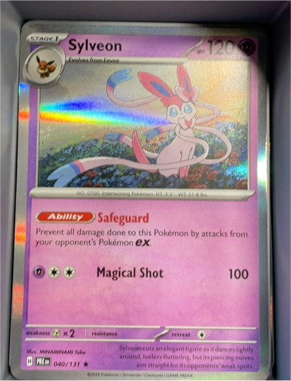 2025 Pokémon TCG Prismatic Evolutions #040 Sylveon — front